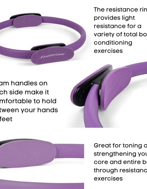 Load image into Gallery viewer, Pilates Resistance Ring for Strengthening Core Muscles
